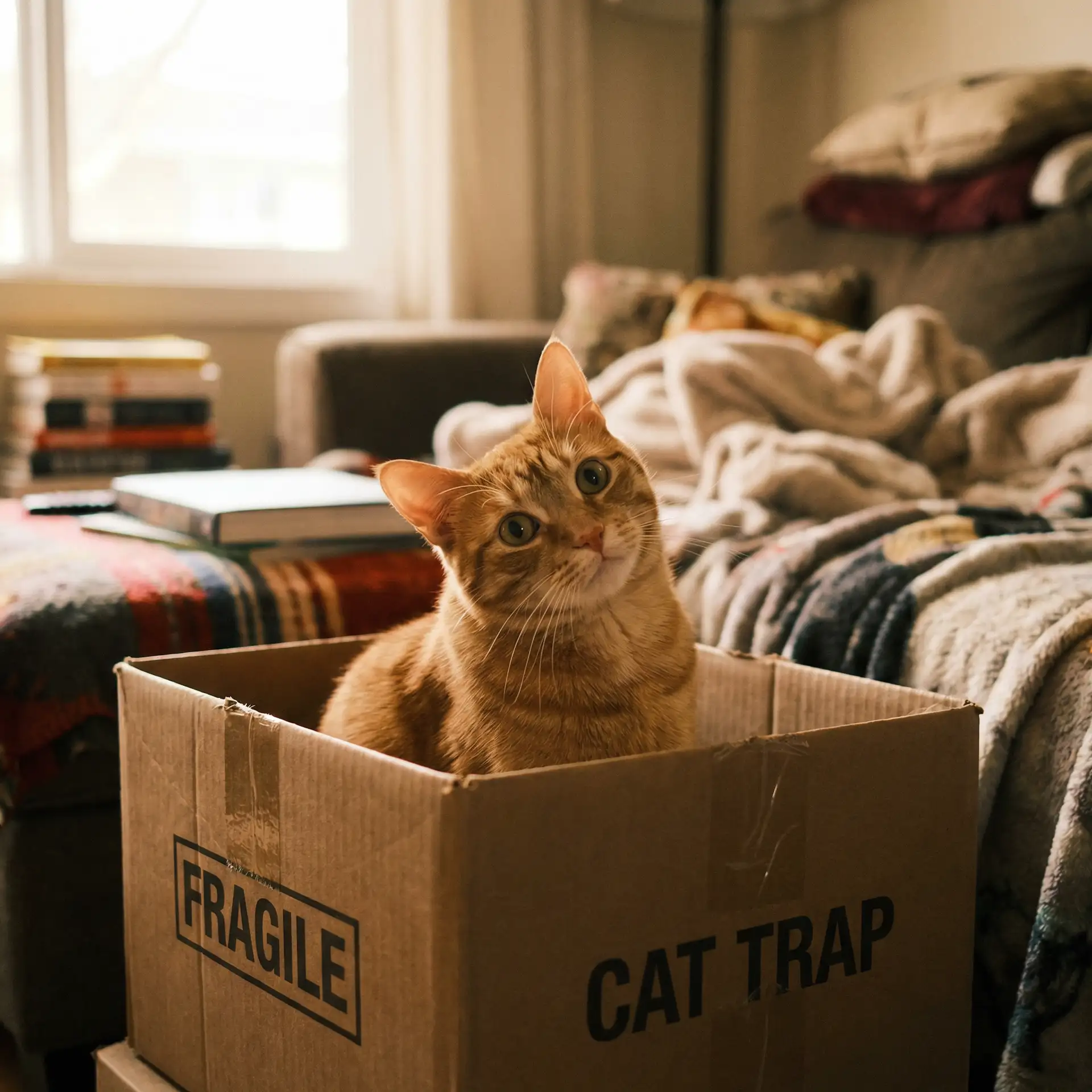 橘猫躲在纸箱里 - 年轻的嫂子3在线观看没有大码